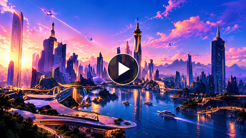 Cyberpunk City Video